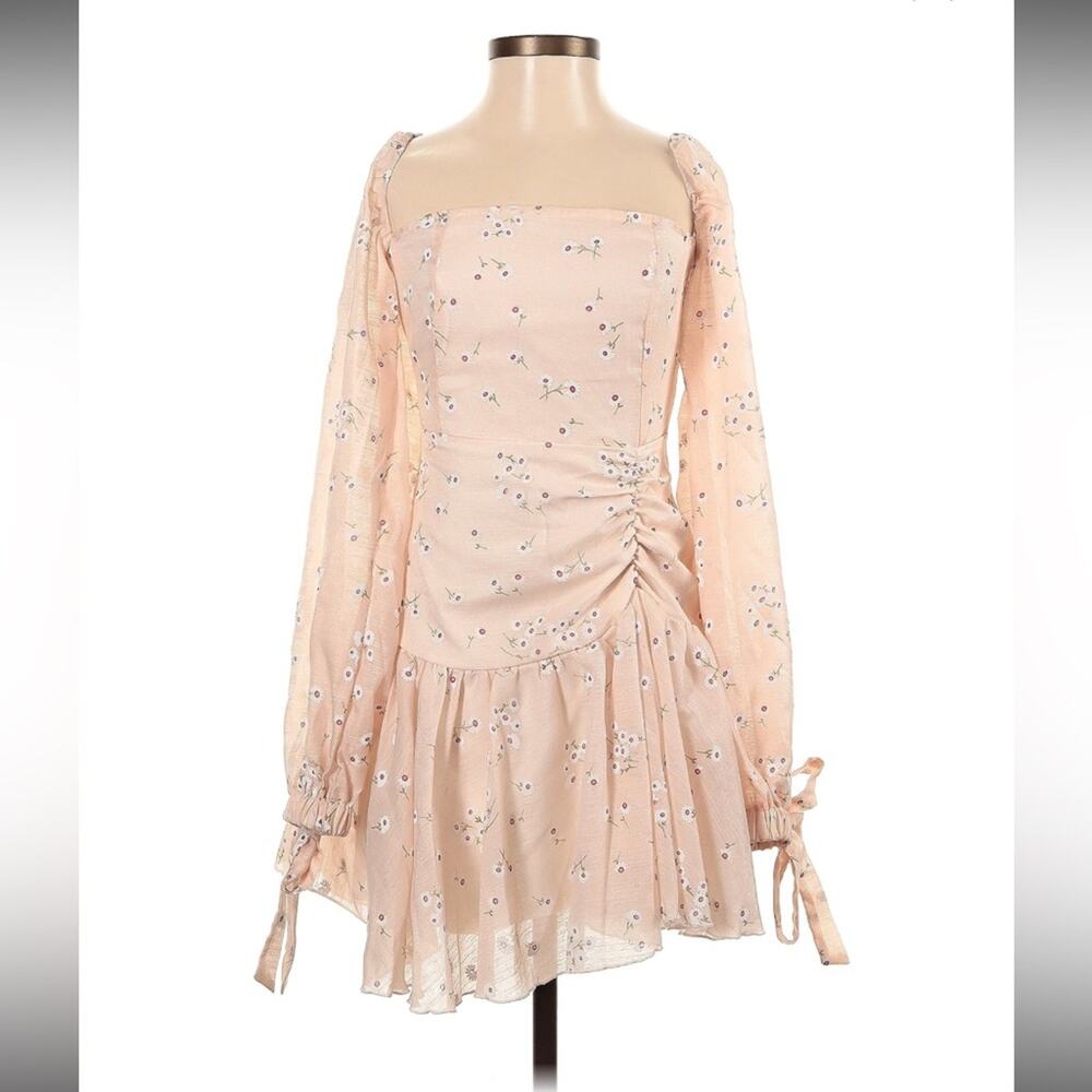 The Seven December flirty drop waist dress med